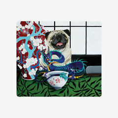 Pug And Dragon Mousepad - Kari-Ann Anderson - Mockup - 09