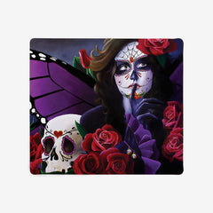 Sugar Skull Rose Garden Mousepad