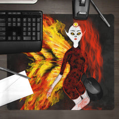 Alien Fairy Of Hellfire Mousepad