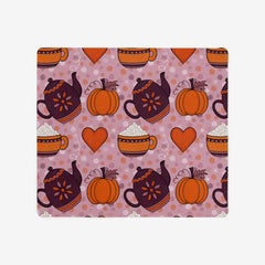 Pumpkin Spice Pattern Mousepad - Melanie Shovelski - Mockup - 09