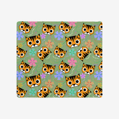 Tigers and Pinwheels Pattern Mousepad - Melanie Shovelski - Mockup - 09