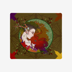 Goddess Of Autumn Mousepad - Mercedes Auman - Mockup - 09