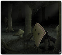 Creeping Forest Mousepad - Mundane Massacre - Mockup - 09