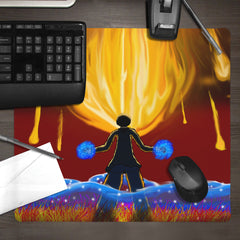 Alone Against the Onslaught Mousepad