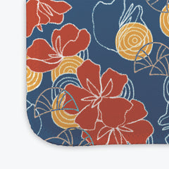 Tropical Floral Shells Mousepad