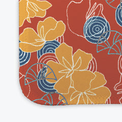 Tropical Floral Shells Mousepad