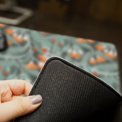 Orange Eucalyptus Flowers Mousepad