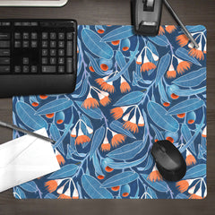 Orange Eucalyptus Flowers Mousepad