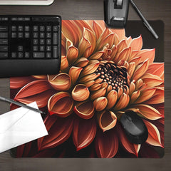 Dahlia Comic Bloom Mousepad