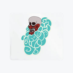 Skull Mask Mousepad - Spook the Artist - Mockup - 09