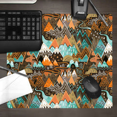 Maximalist Mountain Maze Mousepad
