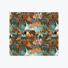 Maximalist Mountain Maze Mousepad