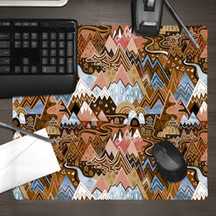 Maximalist Mountain Maze Mousepad