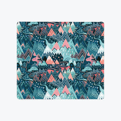 Maximalist Mountain Maze Mousepad