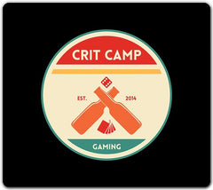 Crit Camp Black Mousepad - Crit Camp Gaming - Mockup - 09