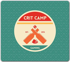 Crit Camp Green Mousepad - Crit Camp Gaming - Mockup - 09