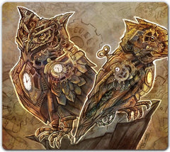Owls Two Mousepad - Jessica Feinberg - Mockup - 09