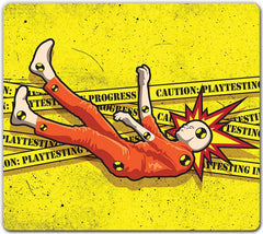 Caution Playtesting Mousepad - Jordan Poole - Mockup - 09