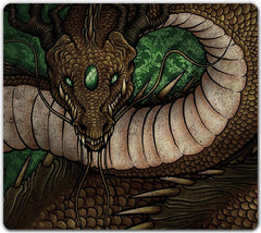 Horned Serpent Mousepad - Jordan Poole - Mockup - 09