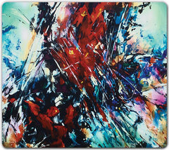 Shattered Red Mousepad - Michael Lang - Mockup - 09