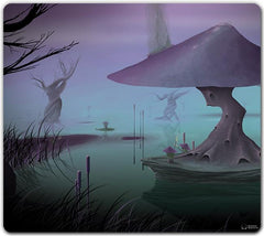 Mushroom Swamp Mousepad - Mundane Massacre - Mockup - 09