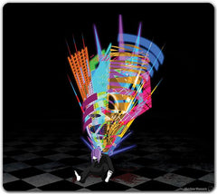 Techno Mousepad - Mundane Massacre - Mockup