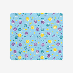 Go For The Volley Mousepad - Inked Gaming - HD - Mockup - Blue - 09