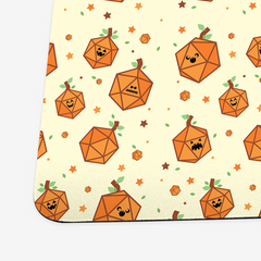 Dice In The Pumpkin Patch Playmat - Hannah Dowell - Corner - Yellow