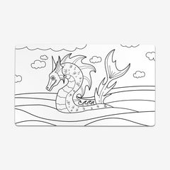 Colorbook Gentle Sea Drake Playmat - Inked Gaming - EG - Mockup