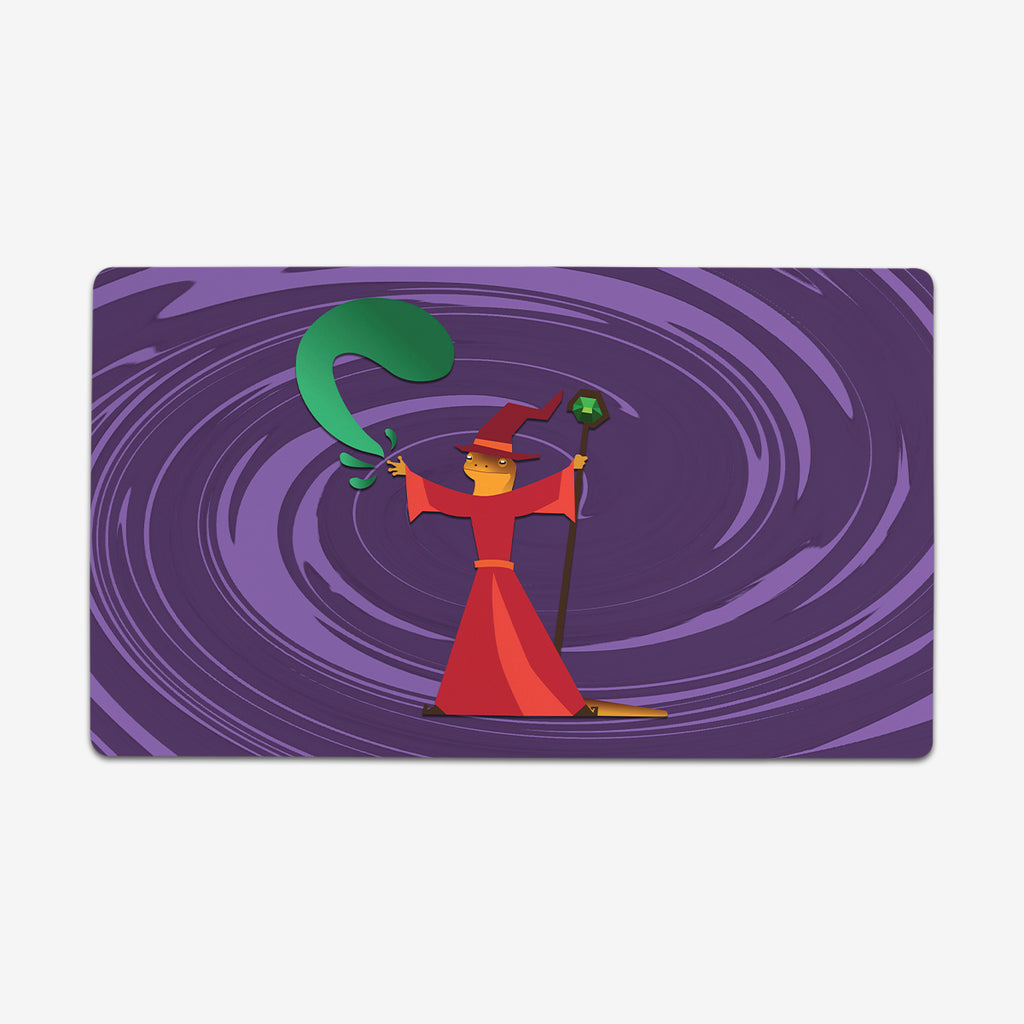 Lizard Wizard Thin Desk Mat - Inked Gaming - EG - Mockup