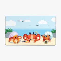 Pixel Attack Crabs Playmat - Inked Gaming - LL - Mockup