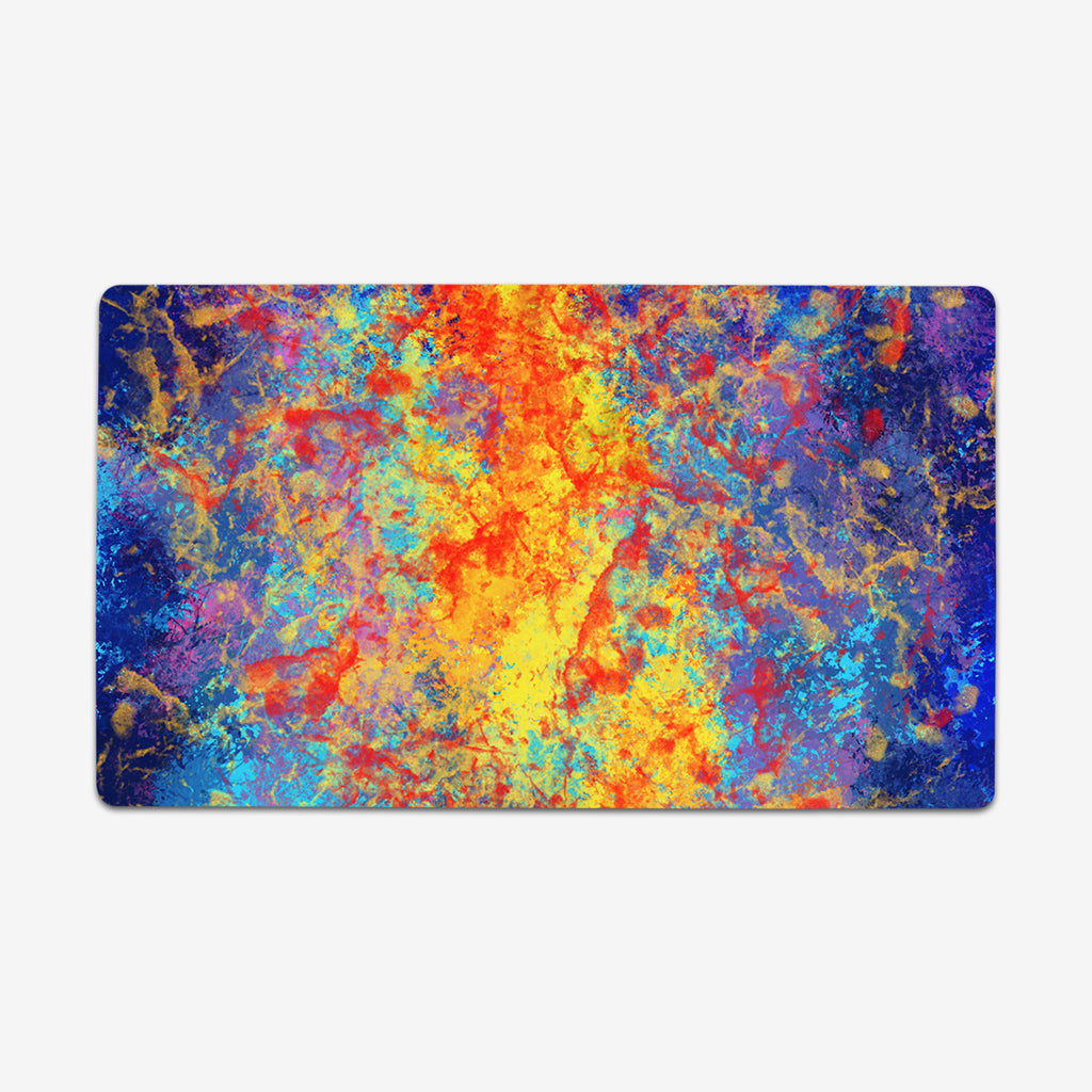 Sea Volcano Thin Desk Mat - Inked Gaming - EG - Mockup