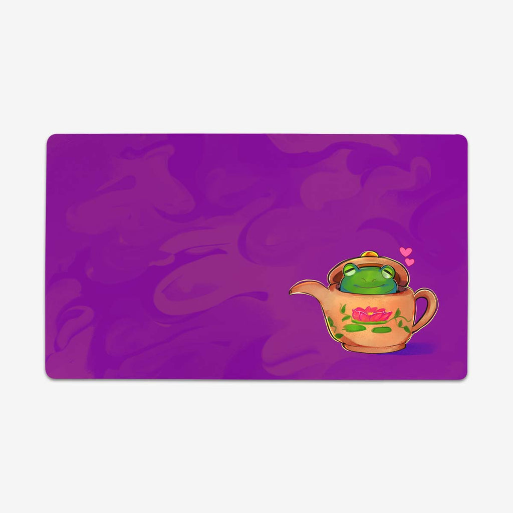 Teacup Froggy Playmat - Inked Gaming - MC - Mockup - Purple