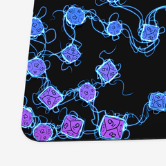 Electric Dice Playmat - Why Try Designs - Corner