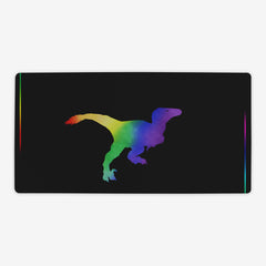Rainbow Galaxy Raptor Playmat