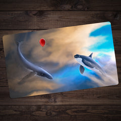 Playful Cloud Whales Playmat