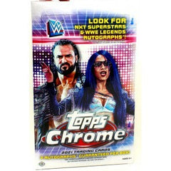 2021 Topps WWE Chrome Wrestling Hobby Box - Topps - Booster Boxes