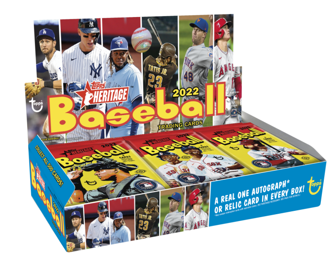 2022 Topps Heritage Baseball - Hobby Box - Topps - Booster Boxes