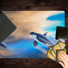 Playful Cloud Whales Playmat