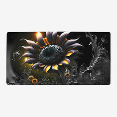 Jet Black Sunflower Playmat