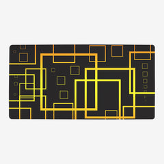 Matrix Of Squares Playmat - Carbon Beaver - Mockup - Yellow - 28