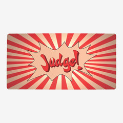 Judge! Playmat - Flinxz - Mockup - Red - 28