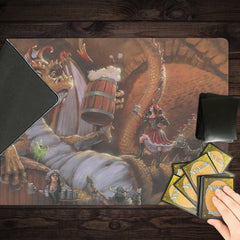 The Dragon with the Flagon Playmat