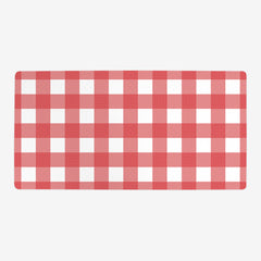 Classic Gingham Playmat - Inked Gaming - HD - Mockup - Red - 28
