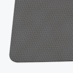 Faux Leather Playmat - Inked Gaming - EG - Corner- Gray