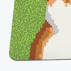 Pixel Shiba Playmat - Inked Gaming - EG - Corner - LimeGrain - 28