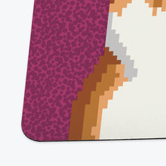 Pixel Shiba Playmat - Inked Gaming - EG - Corner - MagentaGrain - 28