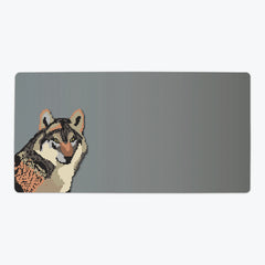 Pixel Wolf Playmat