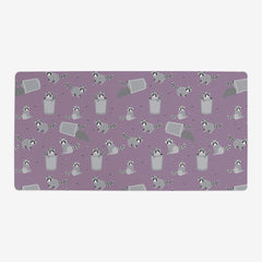 Trashy Raccoons Playmat - Inked Gaming - HD - Mockup - Purple - 28