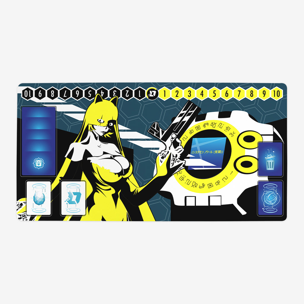 Yellow Sister Playmat - Max Peck - Mockup